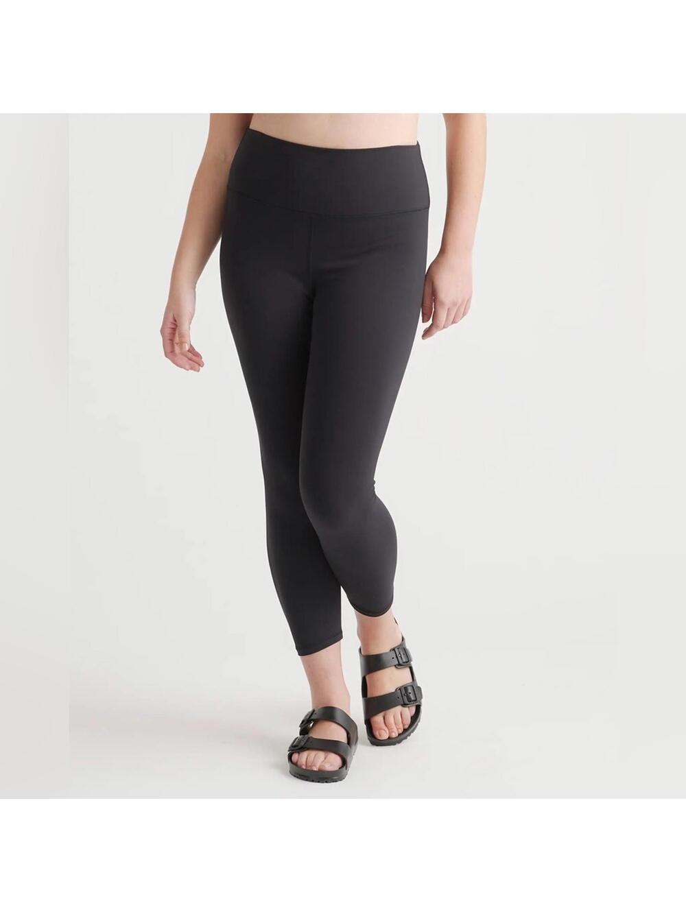 Quince Ultra-Form High-Rise Legging 25” Inseam Black Small